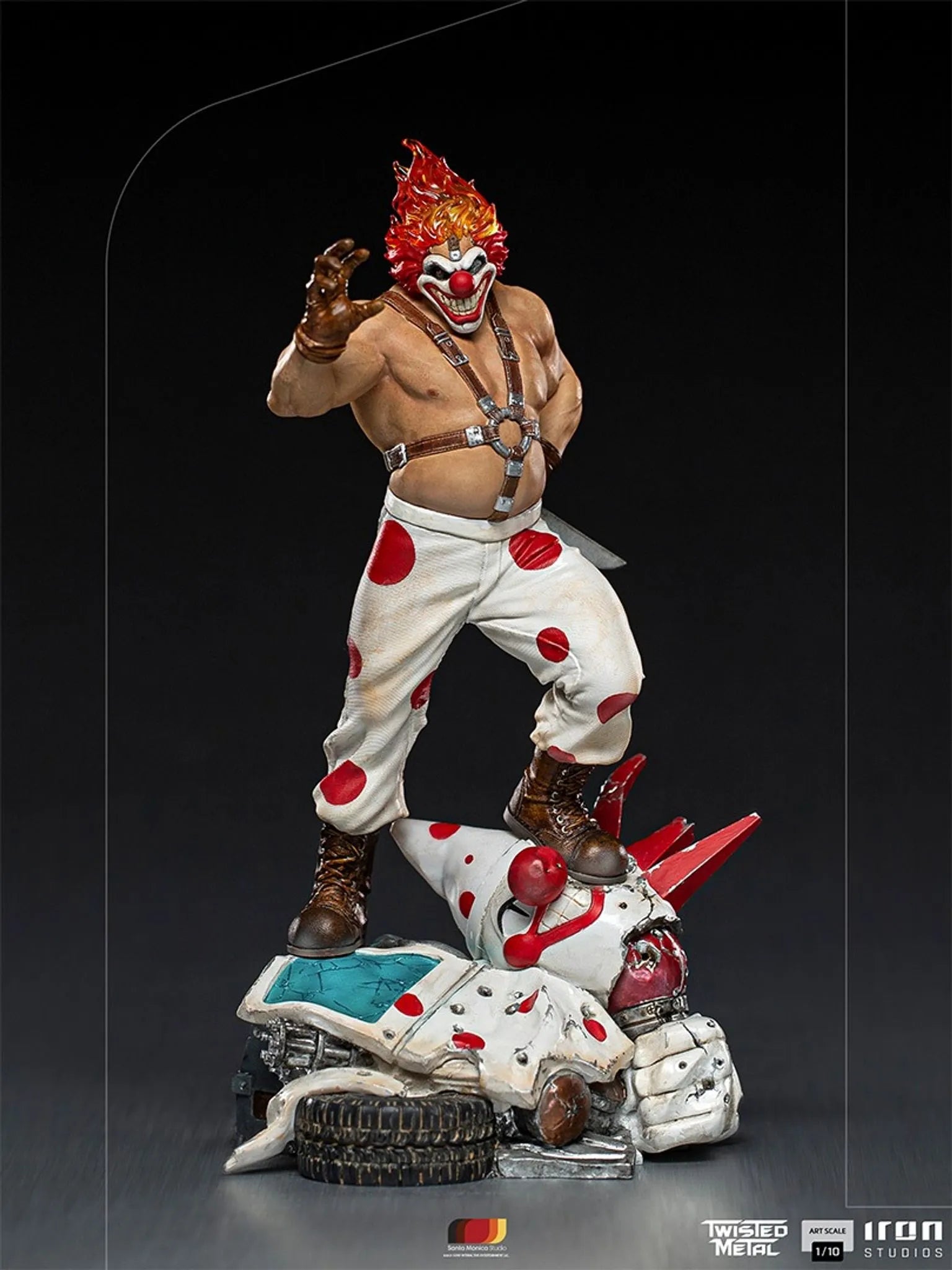 Twisted Metal Sweet Tooth Needles Kane Art Scale 1 10 Master Replicas