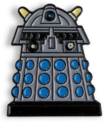 Doctor Who Pin Badge Chibi Dalek (Silver)