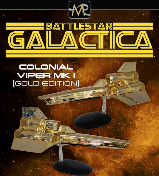 Battlestar Galactica Viper Mark I (TOS) Gold edition