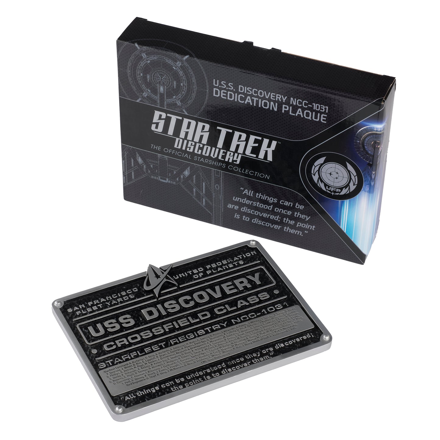 Star Trek Dedication Plaque U.S.S. Discovery (small)