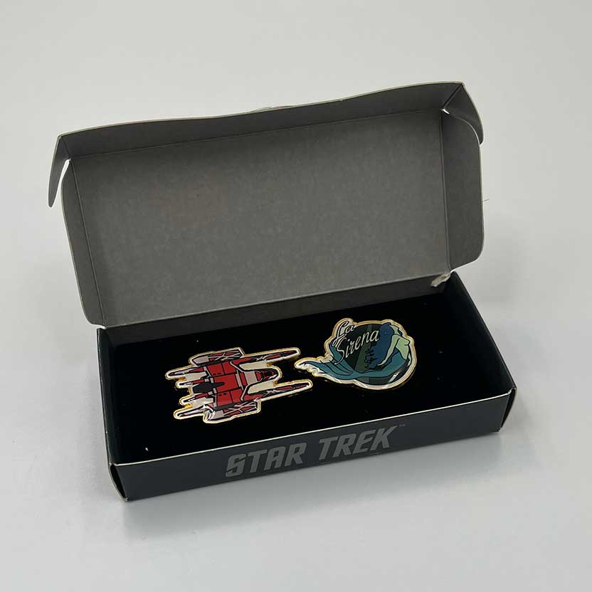 Star Trek 'Picard' La Sirena Pin badge set