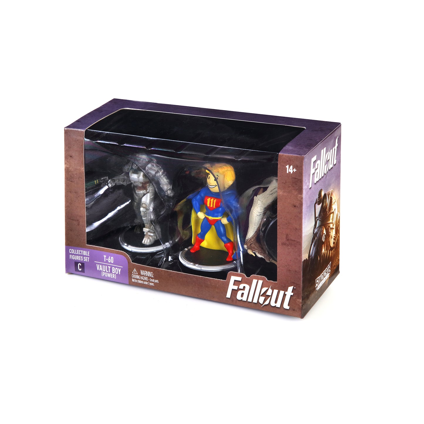 Fallout T-60 and Vault Boy (Power) Mini Figure Set