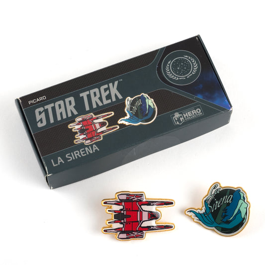 Star Trek 'Picard' La Sirena Pin badge set