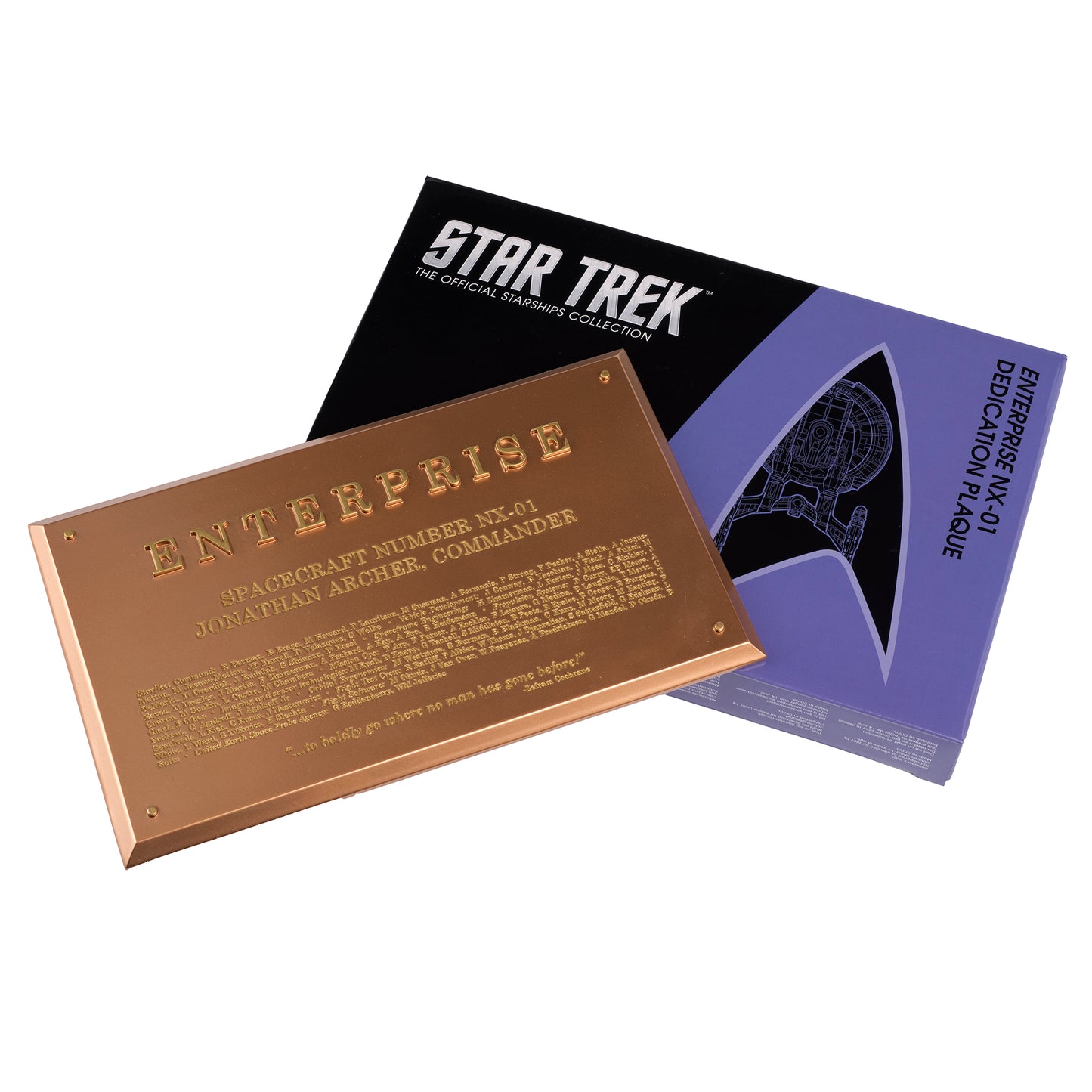 Star Trek Dedication Plaque Enterprise NX-01 (small)