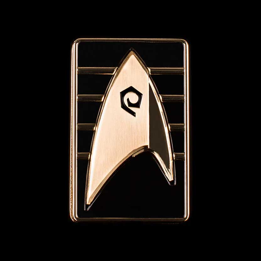 Star Trek Discovery Enterprise Medical Badge and Pin Set